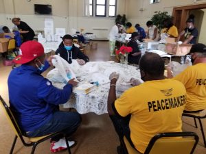 MVP team at senior center