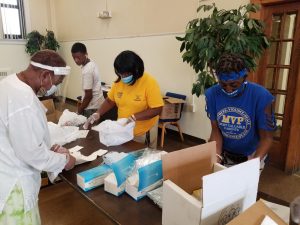 MVP team at senior center