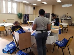MVP team at senior center