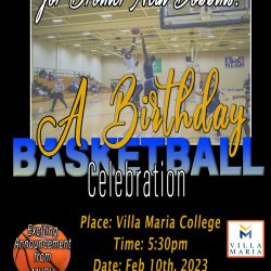 Flyer for the basketball event